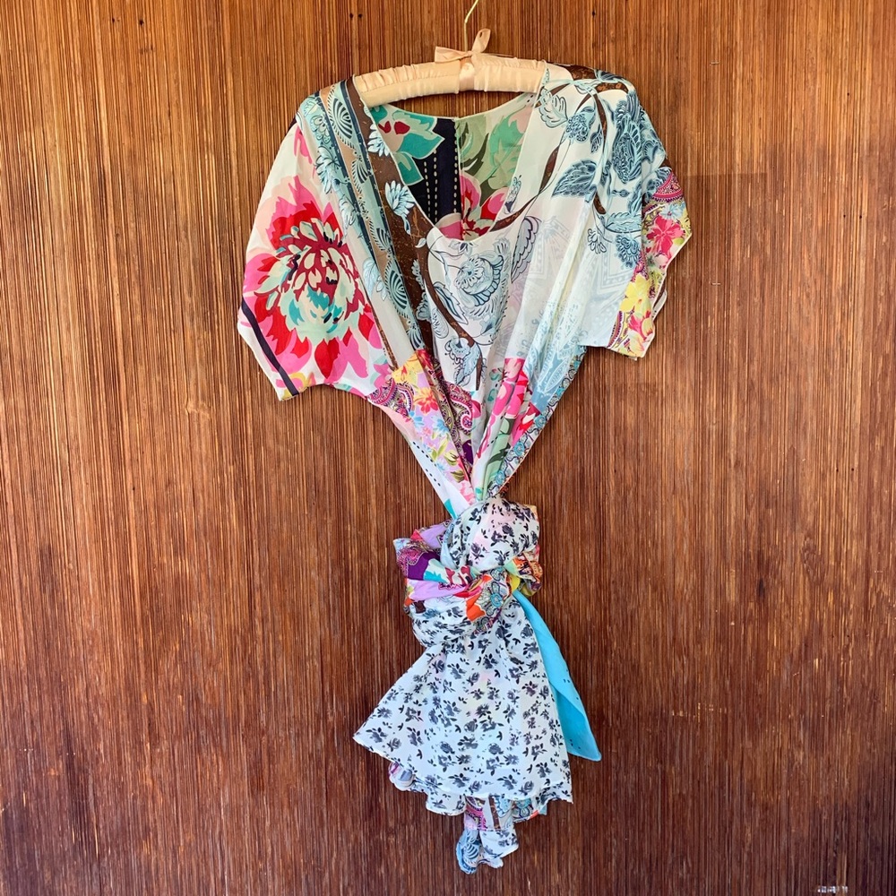 Johnny Was Real Silk Patterned Muumuu